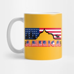 america is a beatiful place Mug